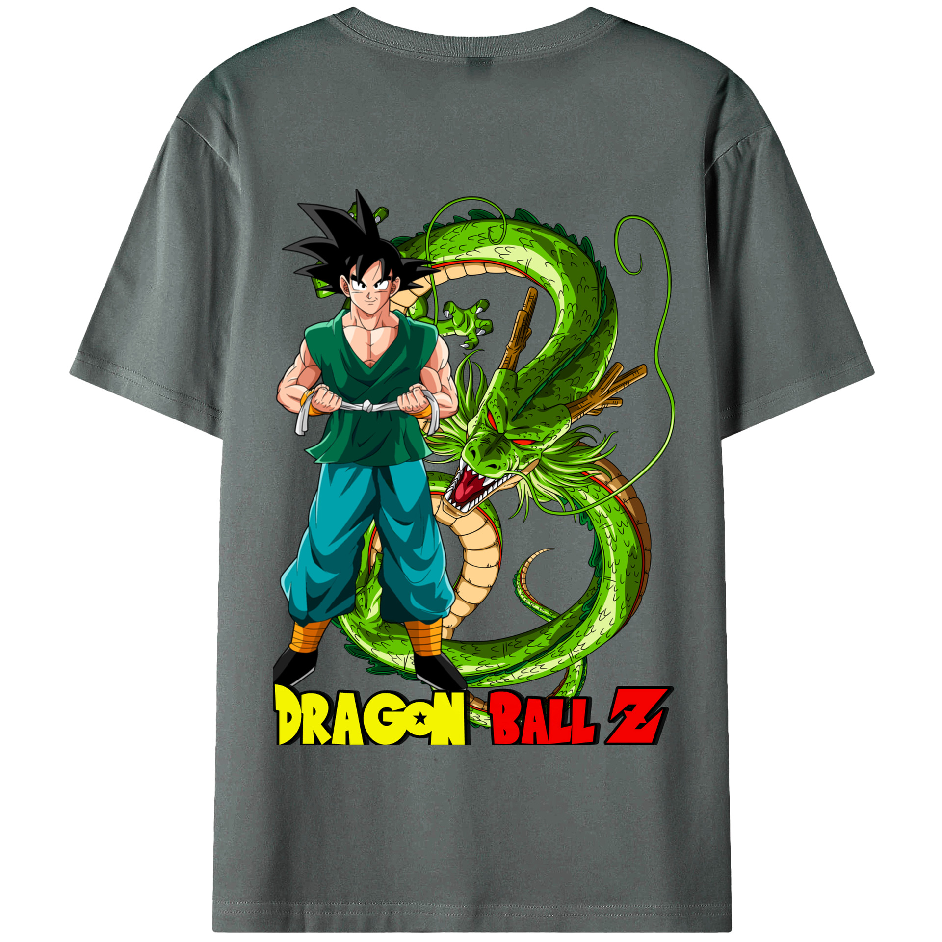 （画像用） ドラゴンボール 孫悟空（そん ごくう）Son Goku カカロット DRAGON BALL Kakarotto 綿100％半袖Tシャツ（背面プリント）